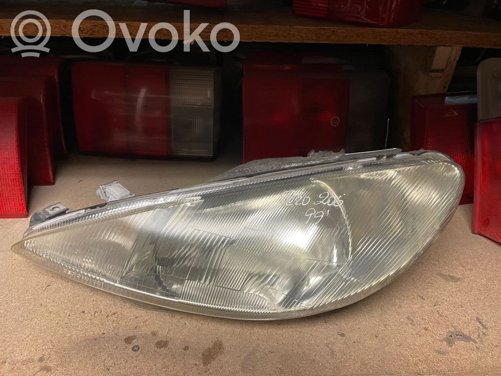 Peugeot 206 Headlight/headlamp 
