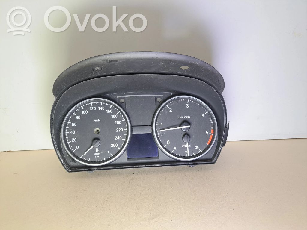 BMW 3 E90 E91 Speedometer (instrument cluster) 