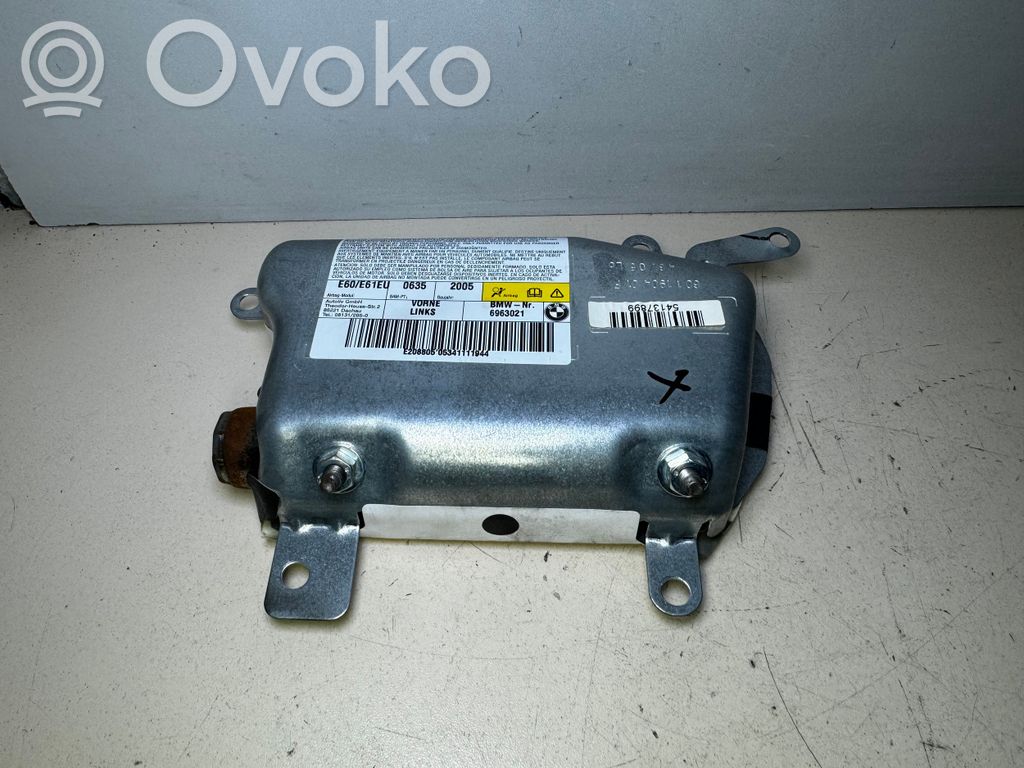 BMW 5 E60 E61 Airbag de la puerta delantera 