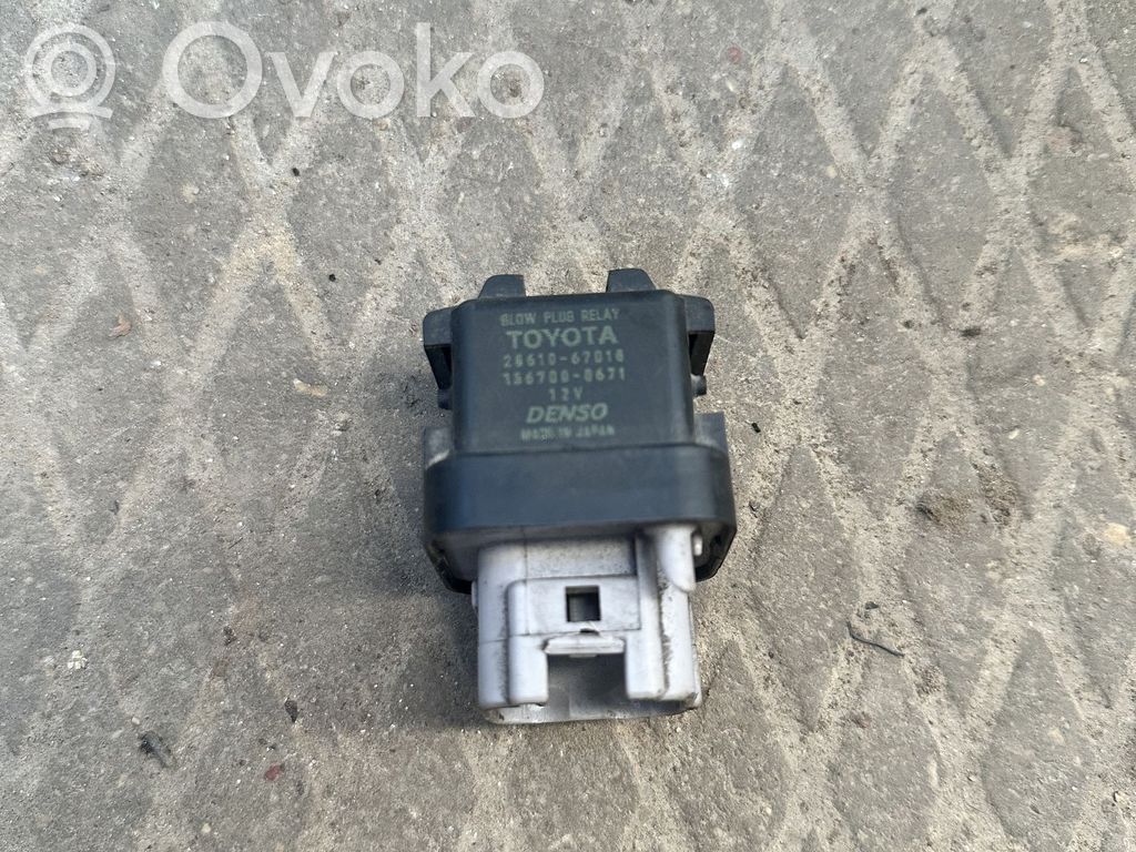 Toyota Avensis T250 Glow plug pre-heat relay 