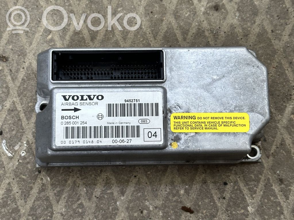 Volvo S80 Airbag control unit/module 