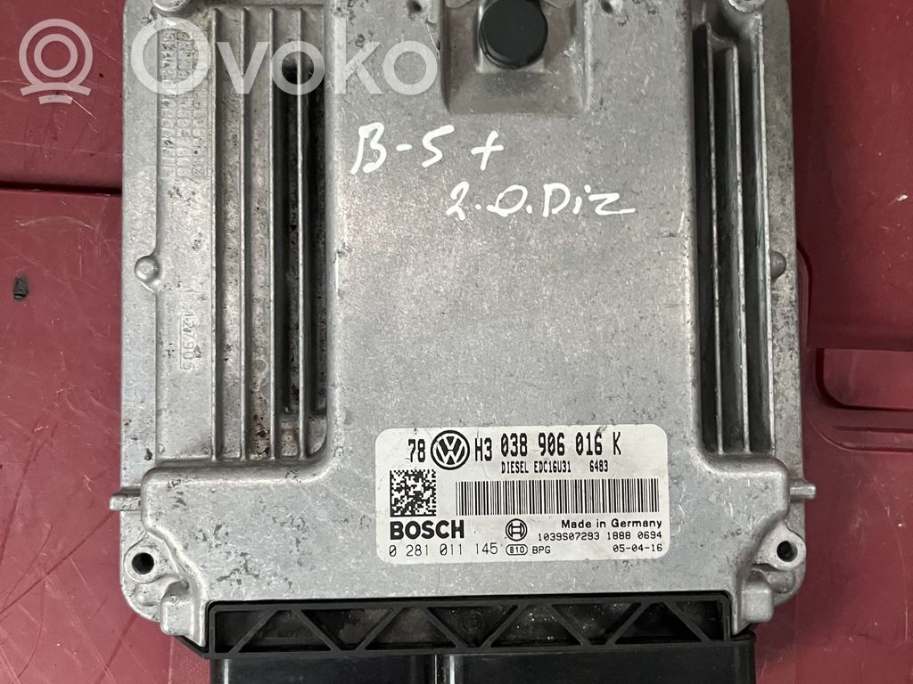 Volkswagen PASSAT B5.5 Engine control unit/module 