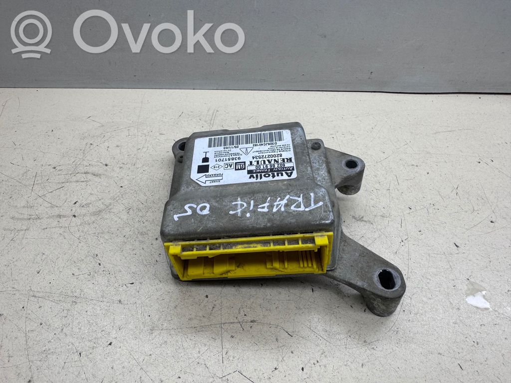 Renault Trafic II (X83) Sterownik / Moduł Airbag 