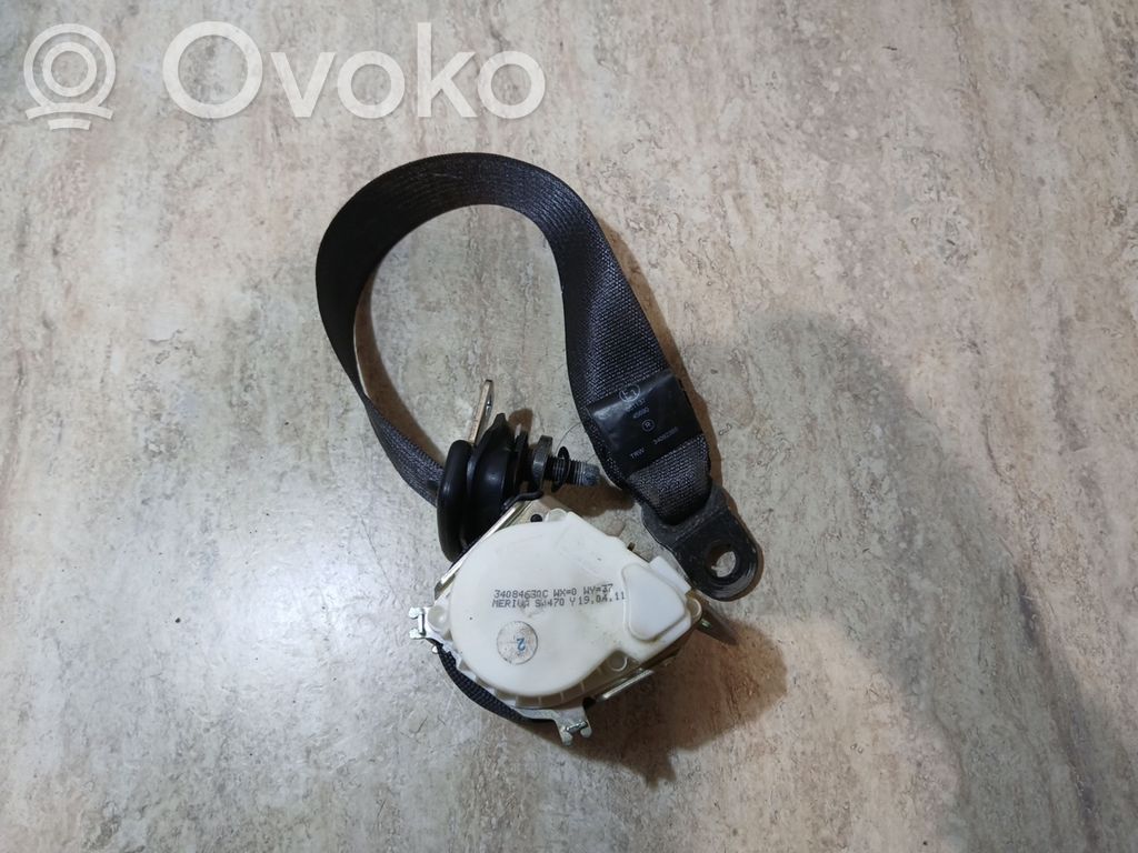 Opel Meriva B Cinturón trasero 