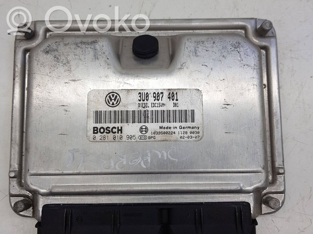 Skoda Superb B5 (3U) Engine control unit/module 