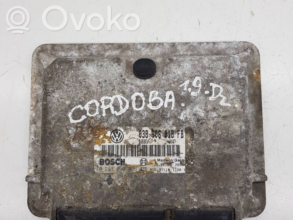 Seat Cordoba (6K) Engine control unit/module 