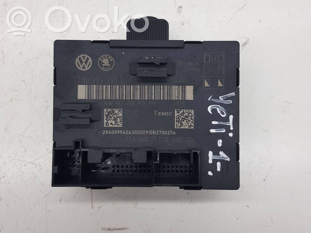 Skoda Yeti (5L) Door control unit/module 