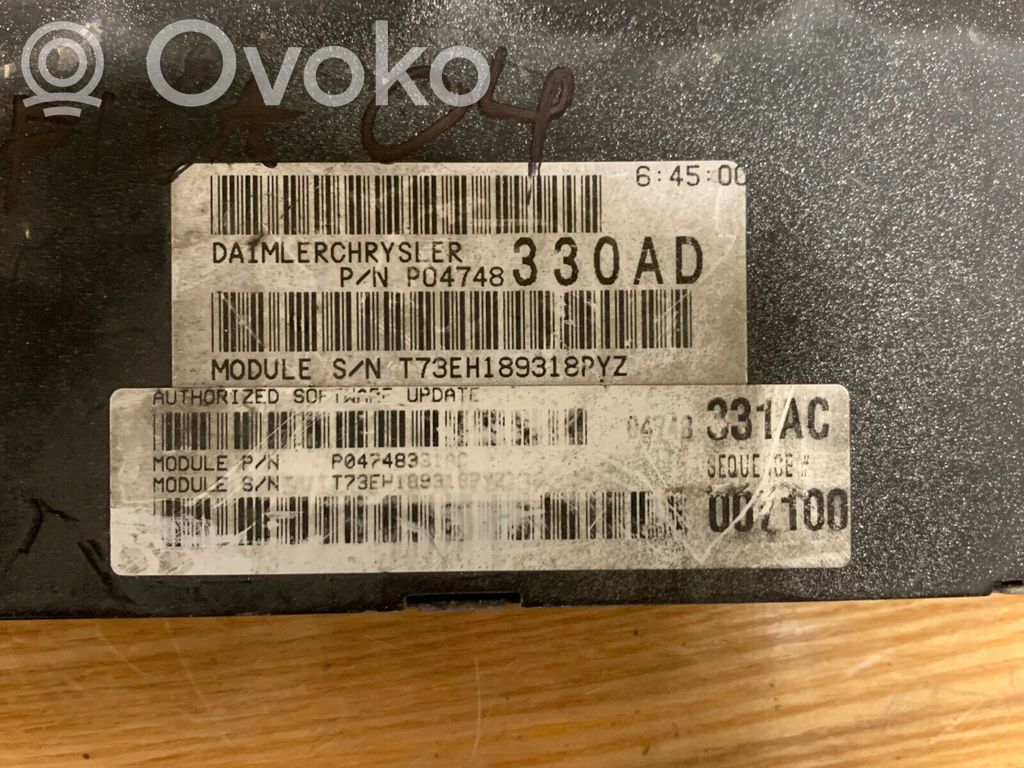 Chrysler Pacifica Engine control unit/module 