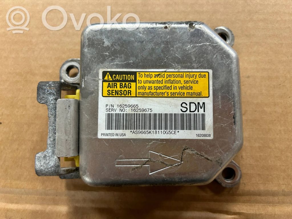 Pontiac Firebird Airbag control unit/module 