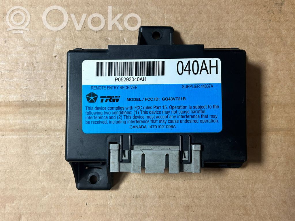 Chrysler PT Cruiser Other control units/modules 