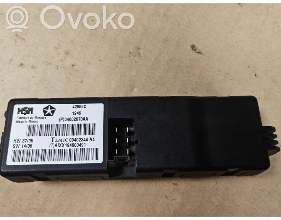 Chrysler 300 - 300C Other control units/modules 