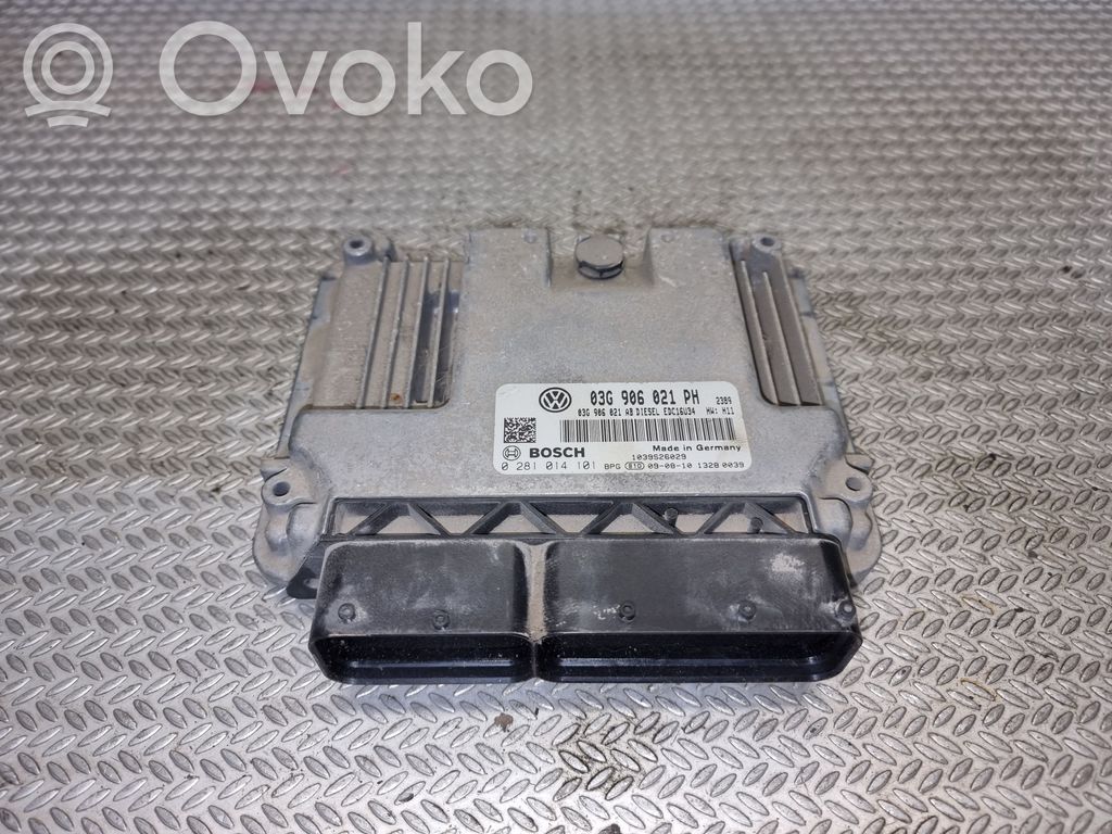 Engine control unit/module   0281014101,03G906021PH