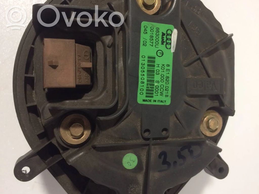 Audi A4 S4 B6 8E 8H Mazā radiatora ventilators 