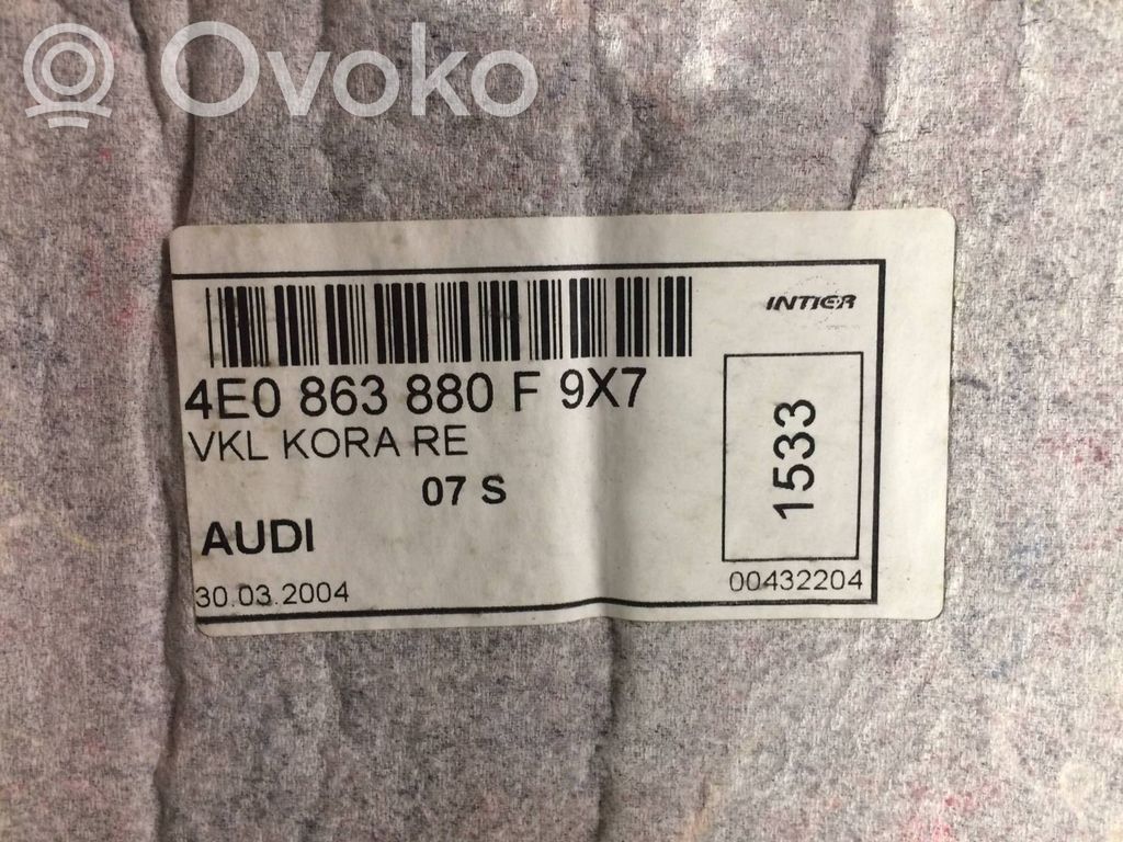 Audi A8 S8 D3 4E Panou lateral portbagaj 