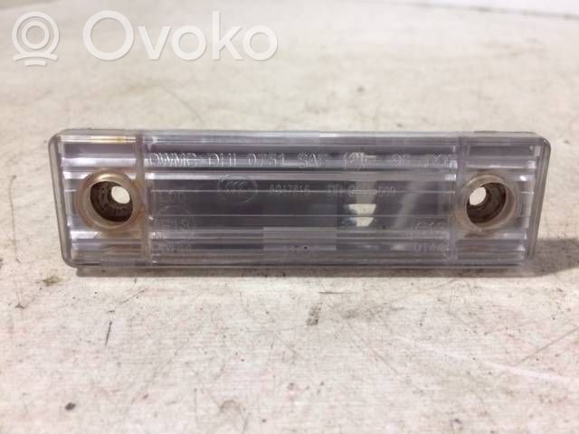 Number plate light