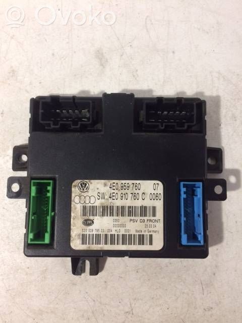 Audi A8 S8 D3 4E Module de commande de siège 