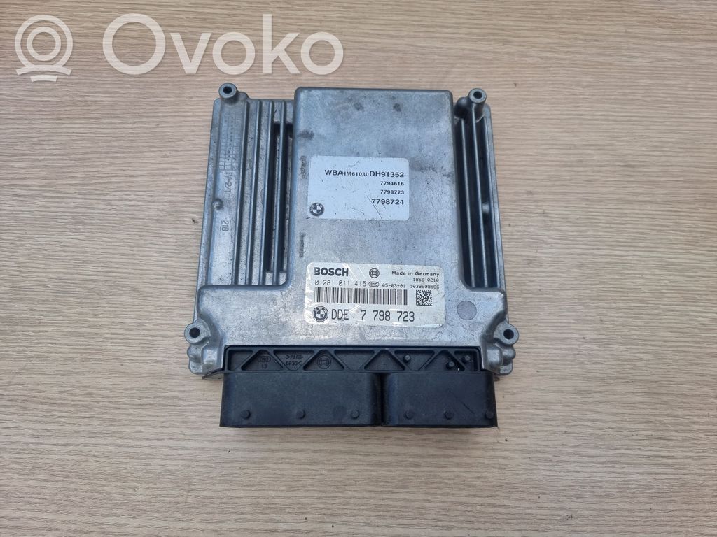 Engine control unit/module   7798723,DDE7798723