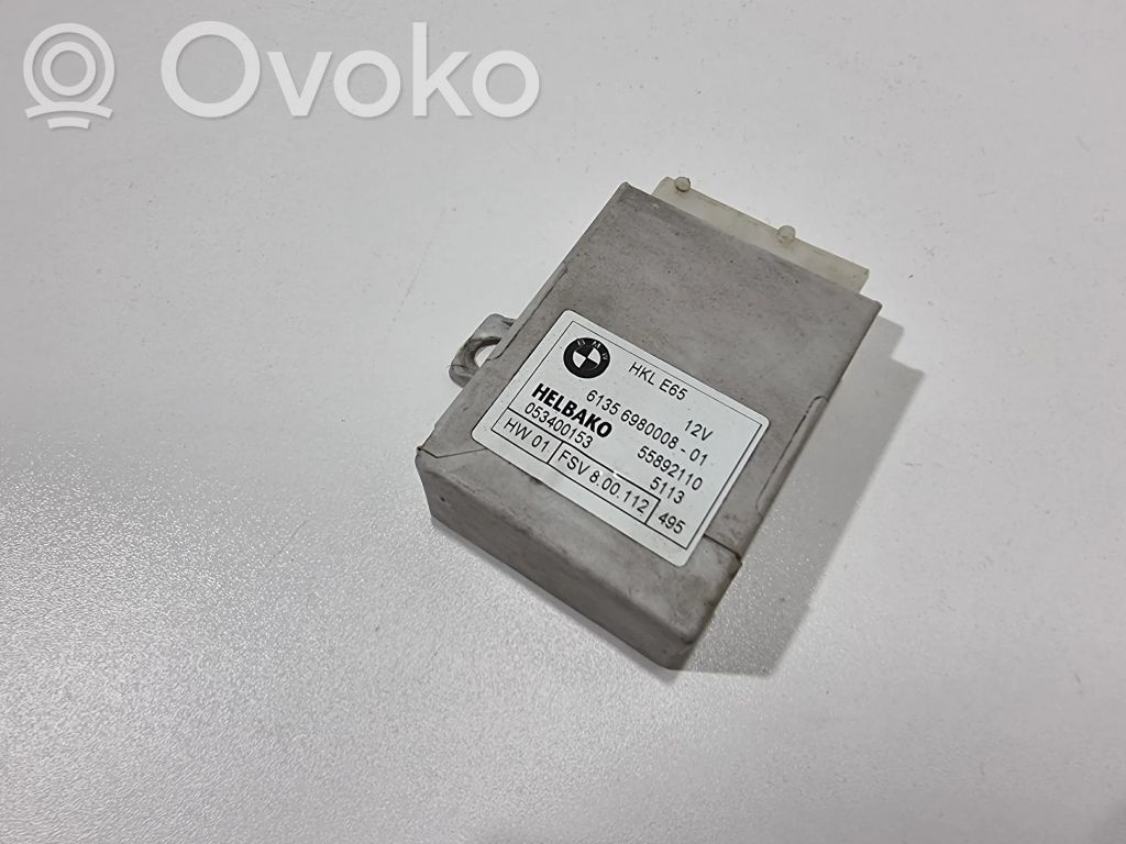 BMW 7 E65 E66 Bagāžnieka pārsega vadības bloks 