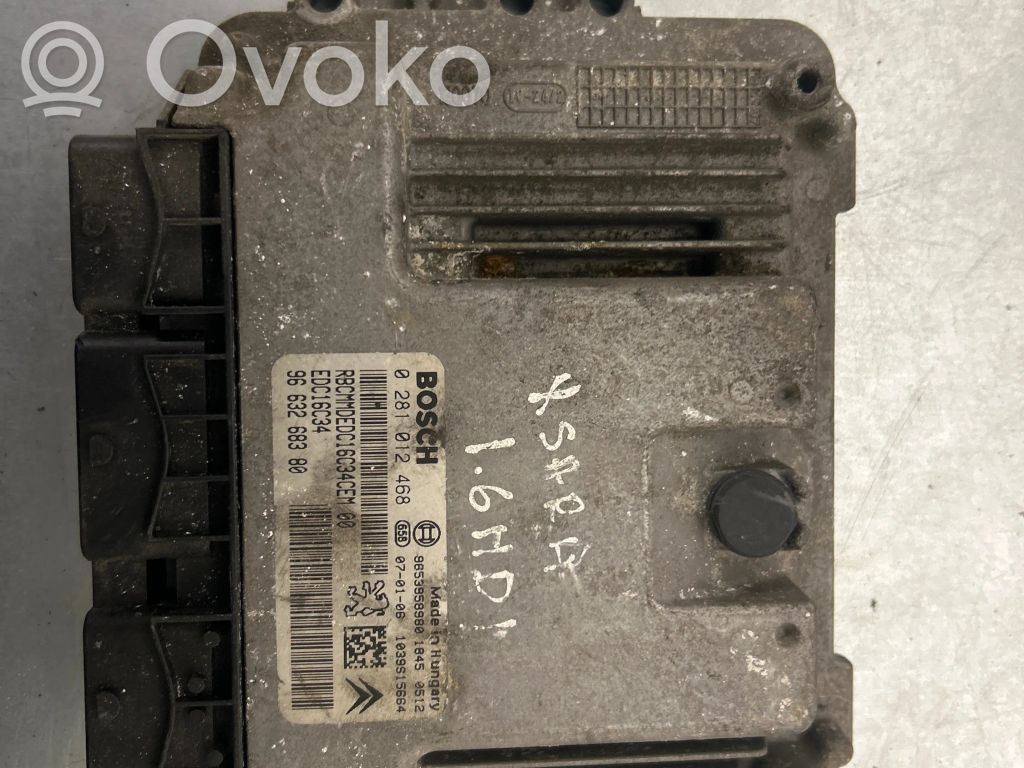 Citroen Xsara Picasso Engine control unit/module 