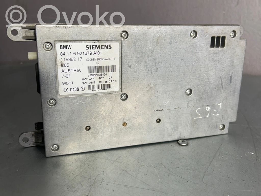BMW 7 E65 E66 Tālruņa vadības bloks 
