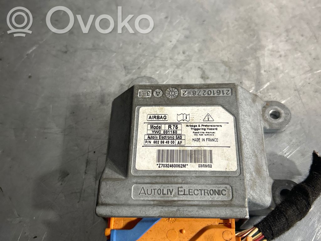 Rover 75 Airbag control unit/module 