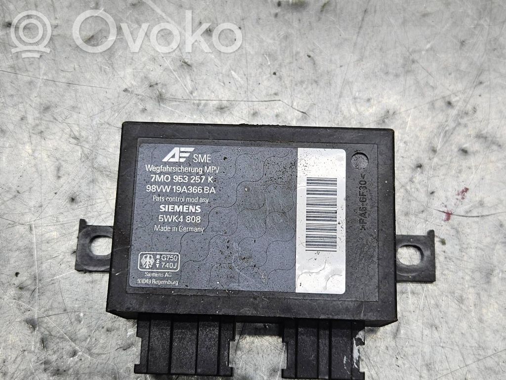 Ford Galaxy Unitate/modul comandă imobilizator 