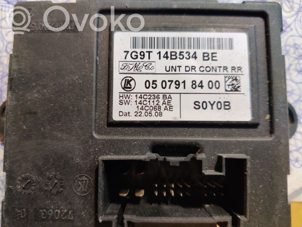 Door control unit/module   7G9T14B534BE