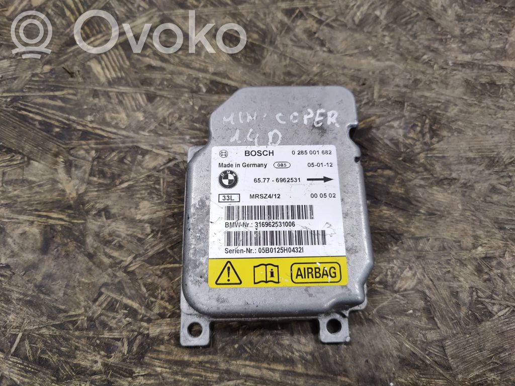 Mini One - Cooper R50 - 53 Airbag control unit/module 
