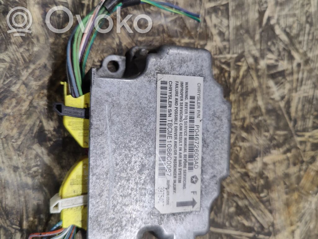 Dodge Caliber Airbag control unit/module 