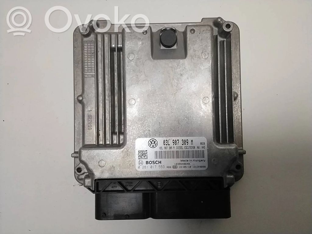 Volkswagen Multivan T5 Engine ECU kit and lock set 