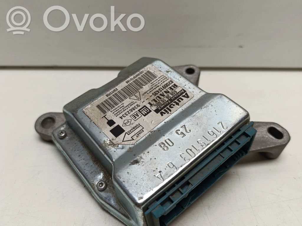 Renault Trafic II (X83) Airbag control unit/module 