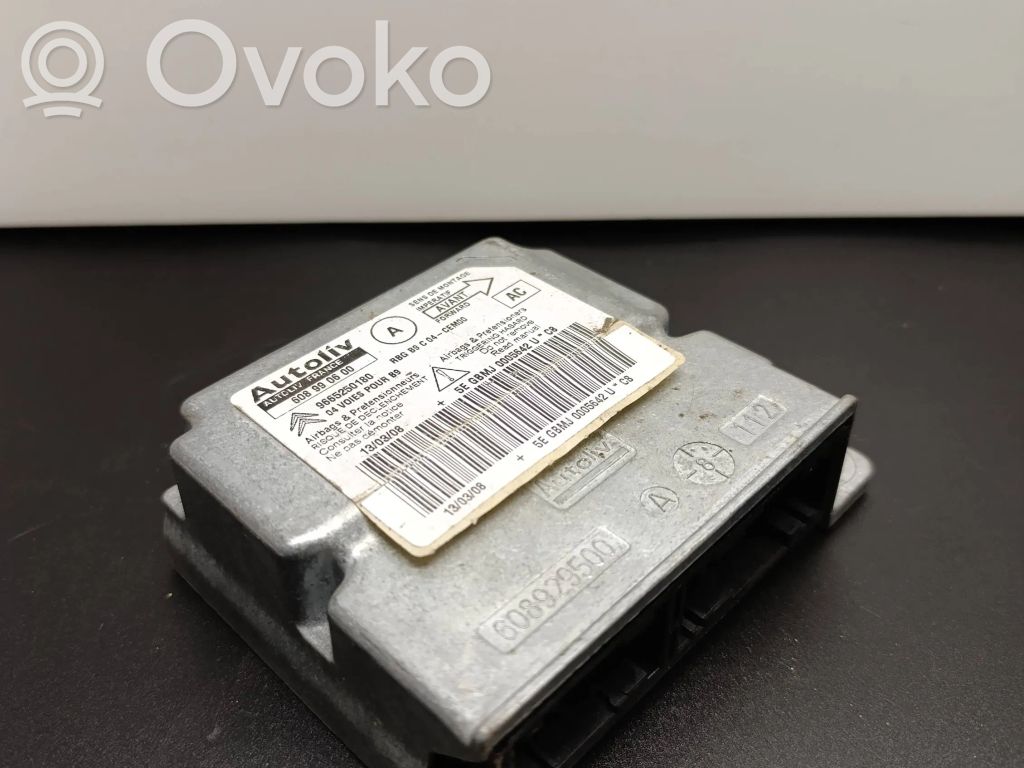 Peugeot Partner Airbag control unit/module 