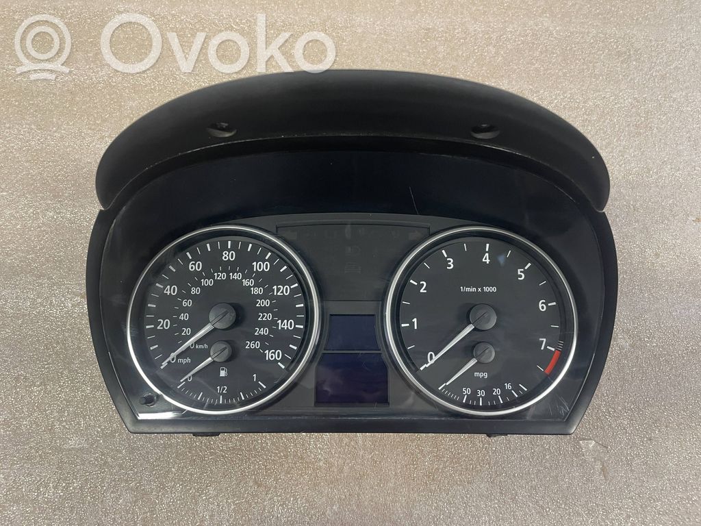 BMW 3 E90 E91 Speedometer (instrument cluster) 
