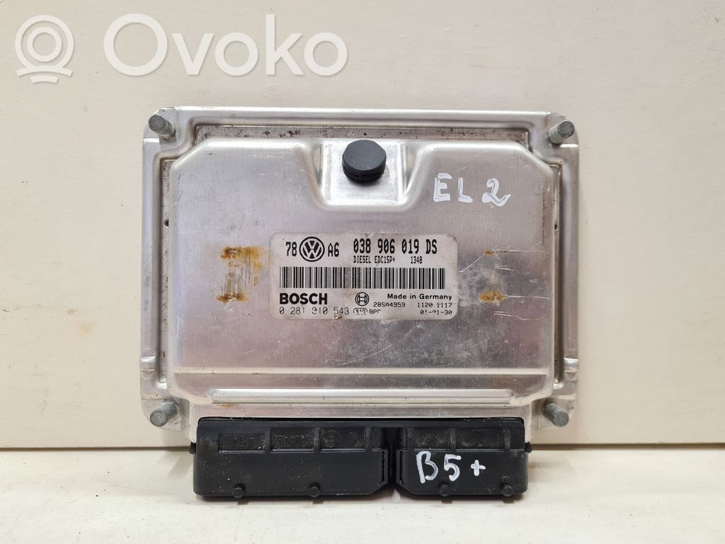 Volkswagen PASSAT B5.5 Engine control unit/module 