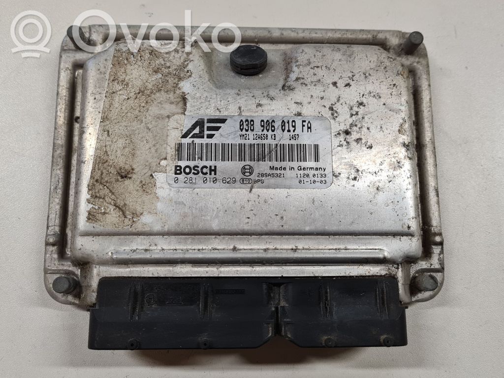 Engine control unit/module   038906019FA,YM2112A650KB,0281010629