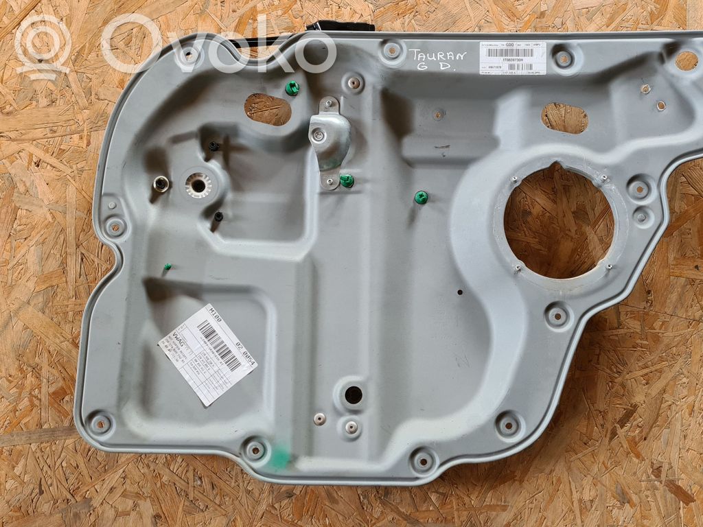 Volkswagen Touran I Fensterhebermechanismus ohne Motor Tür hinten 