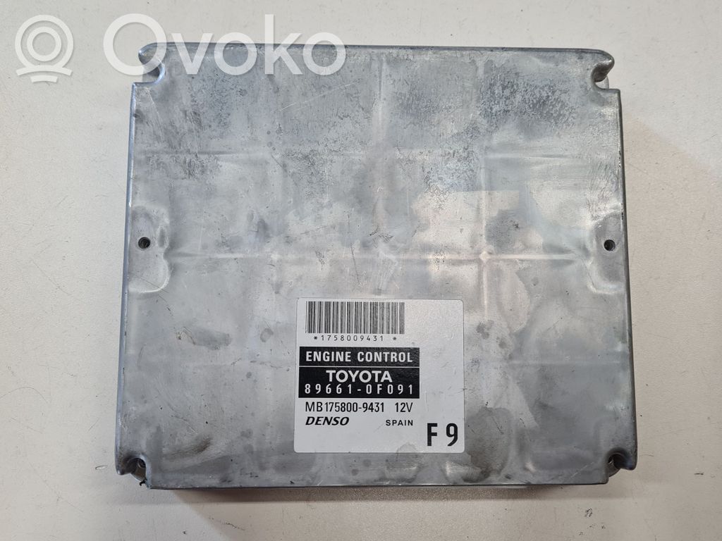 Engine control unit/module   896610F091,MB1758009431