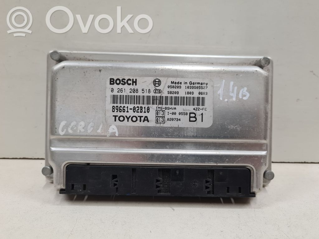 Engine control unit/module   0261208518,8966102B10,BENZINAS