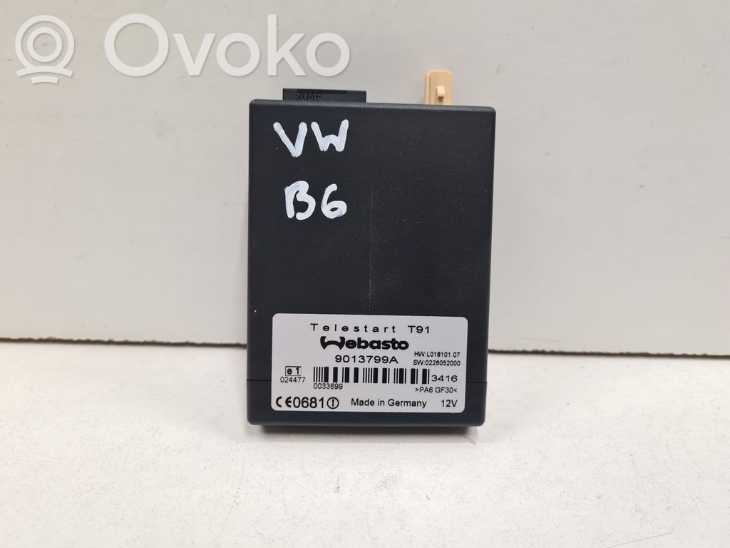 Volkswagen PASSAT B6 Auxiliary heating control unit/module 