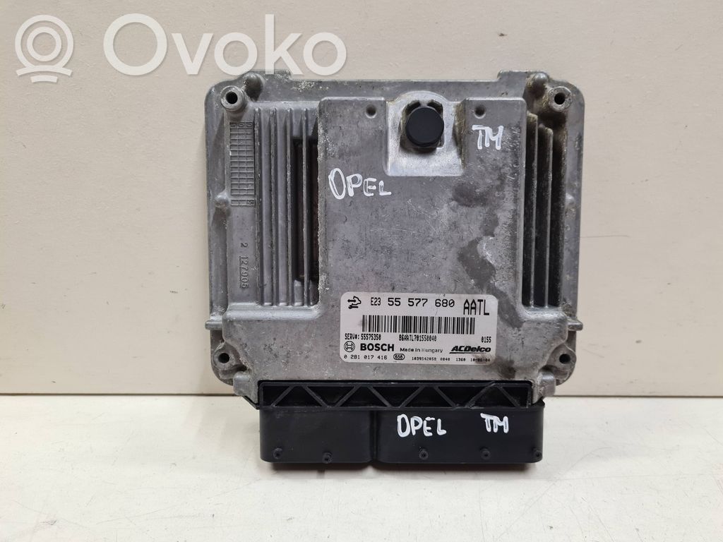 Opel Astra J Engine control unit/module 