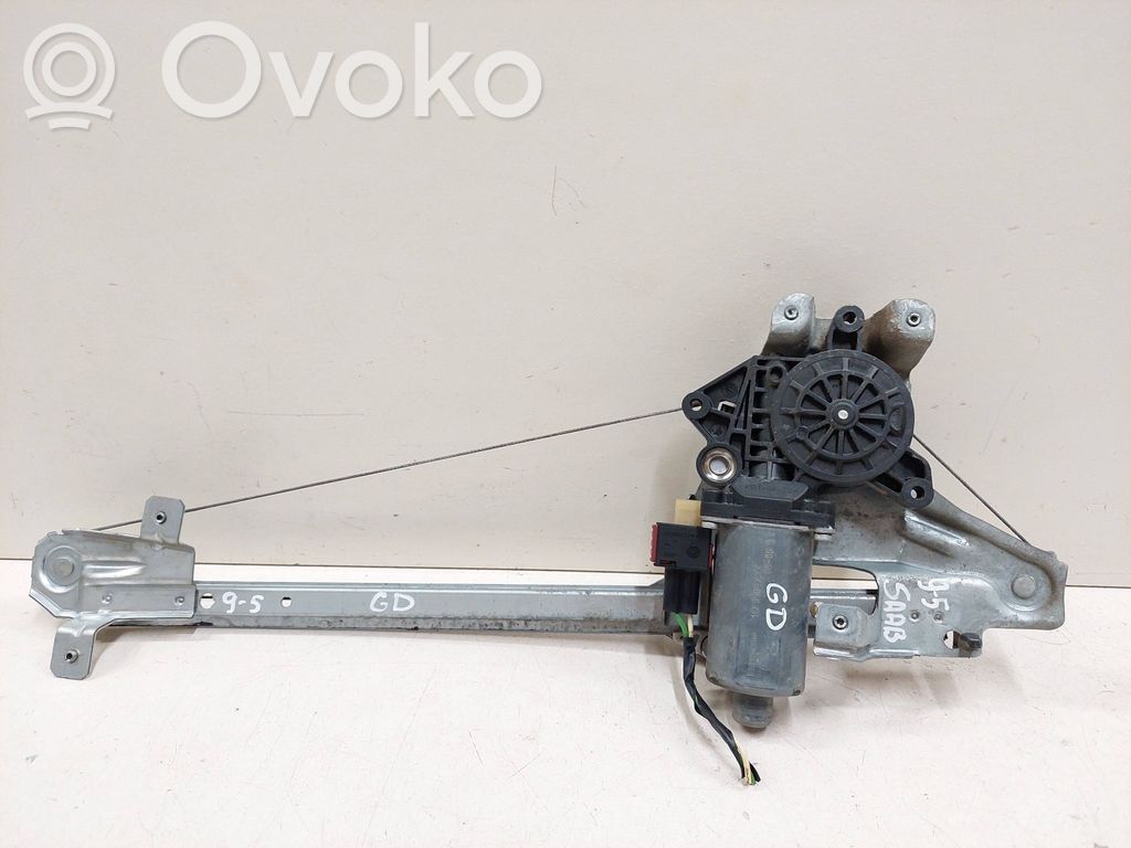 Saab 9-5 Regulador de puerta trasera con motor 