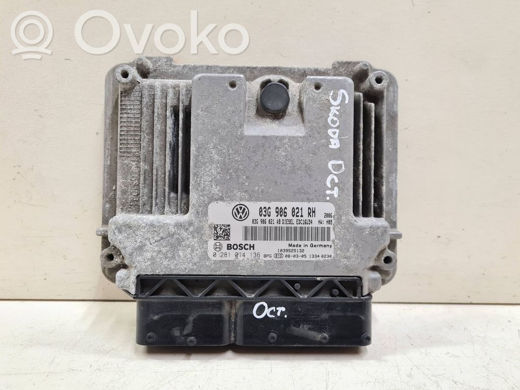 Skoda Octavia Mk2 (1Z) Engine control unit/module 