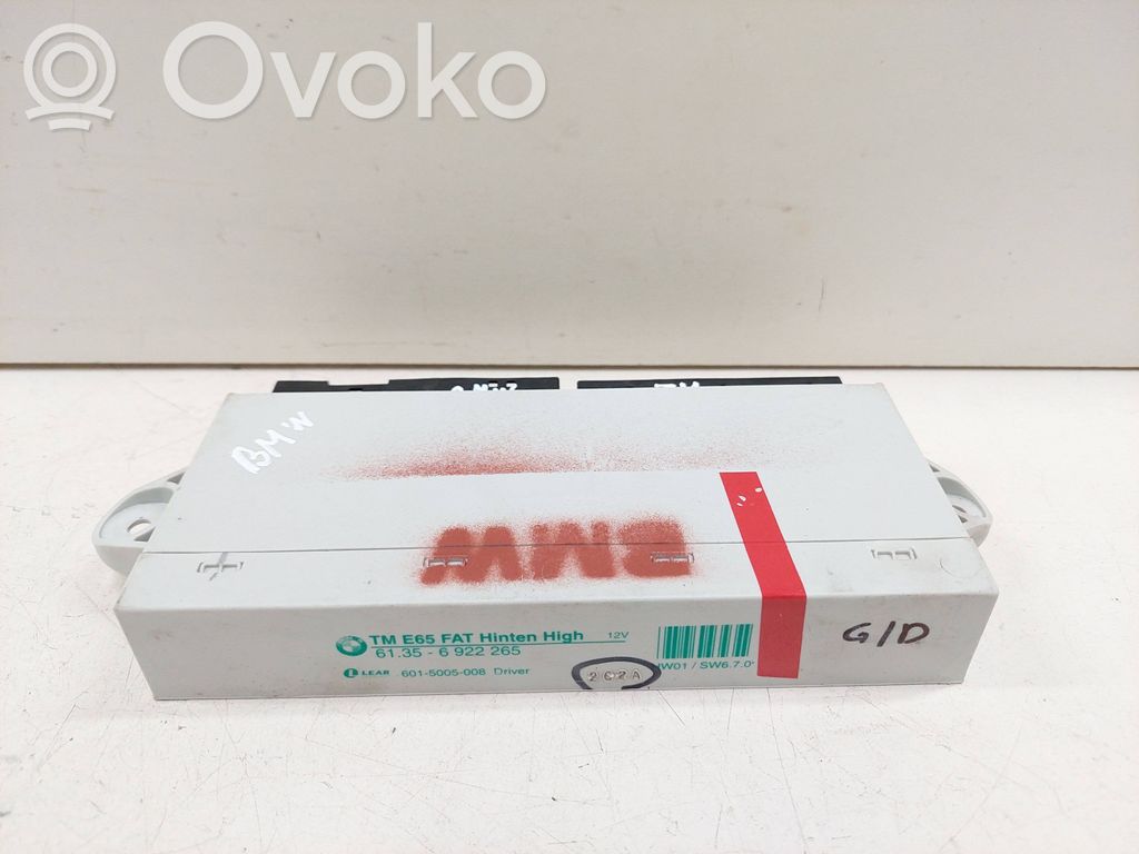 BMW 7 E65 E66 Door control unit/module 