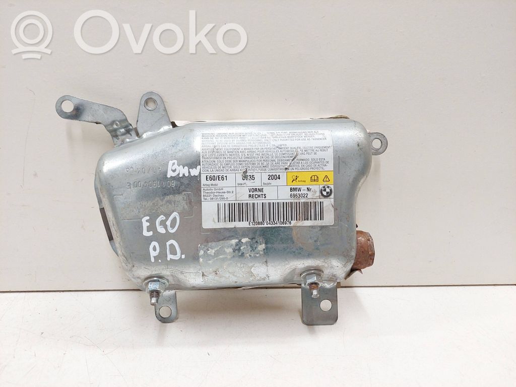 BMW 5 E60 E61 Airbag de la puerta delantera 