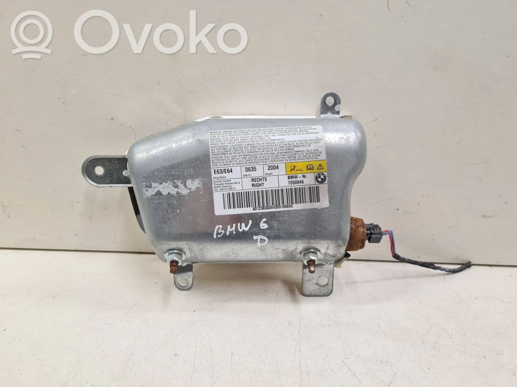 BMW 6 E63 E64 Front door airbag 