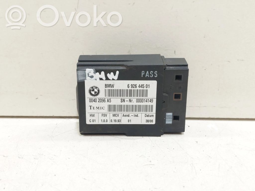 BMW 5 E60 E61 Istuimen säädön moduuli 