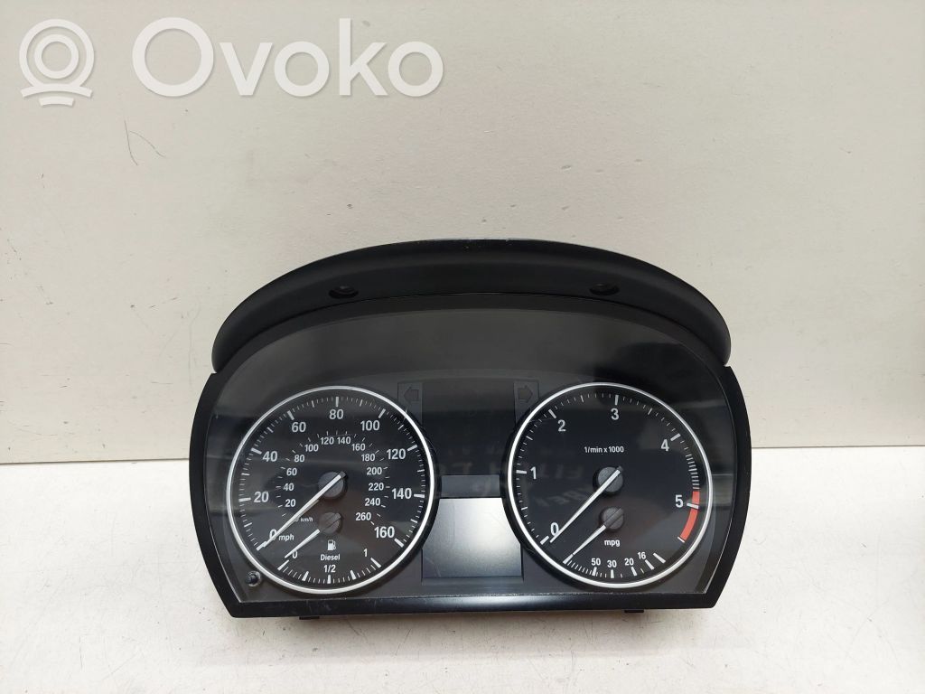 BMW 3 E90 E91 Speedometer (instrument cluster) 