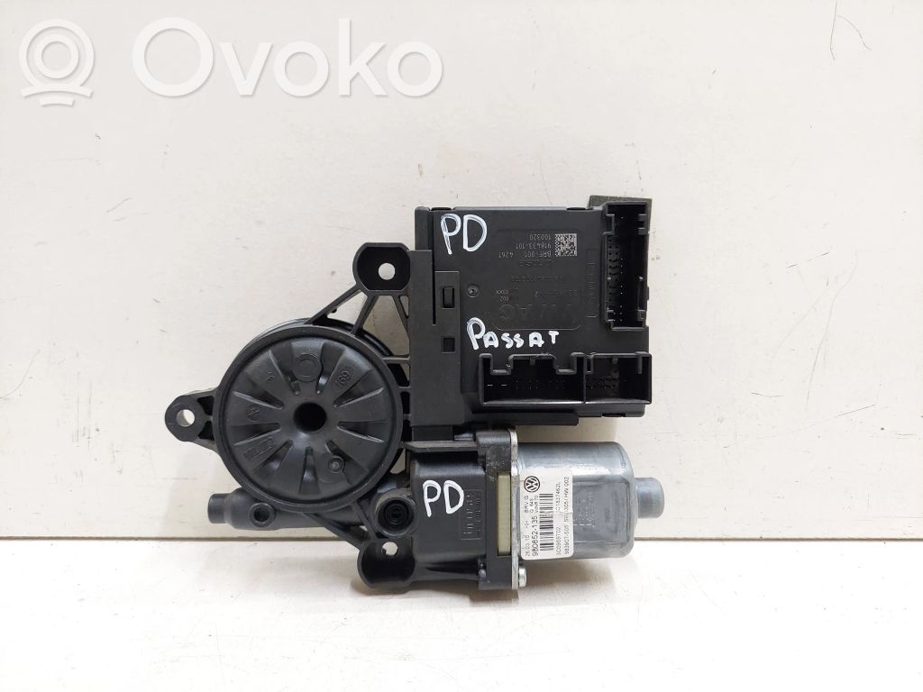 Volkswagen PASSAT B6 Silnik regulatora szyby drzwi przednich 