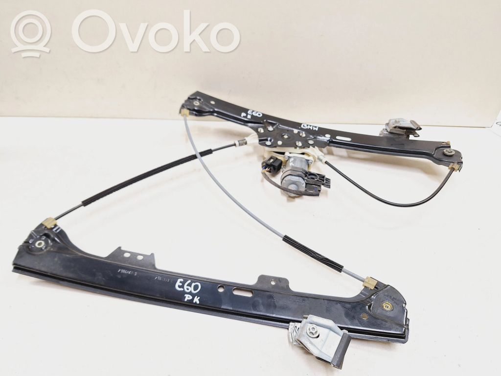 BMW 5 E60 E61 Front door window regulator with motor 