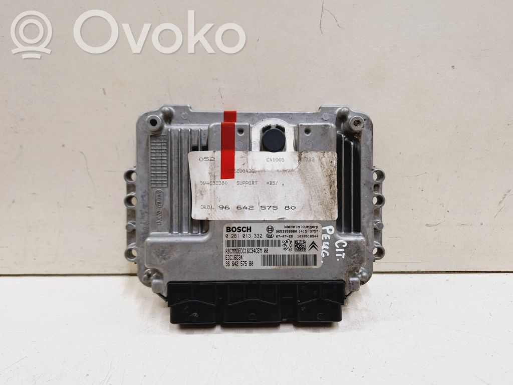 Engine control unit/module   9664257580,9653958980,0281013332